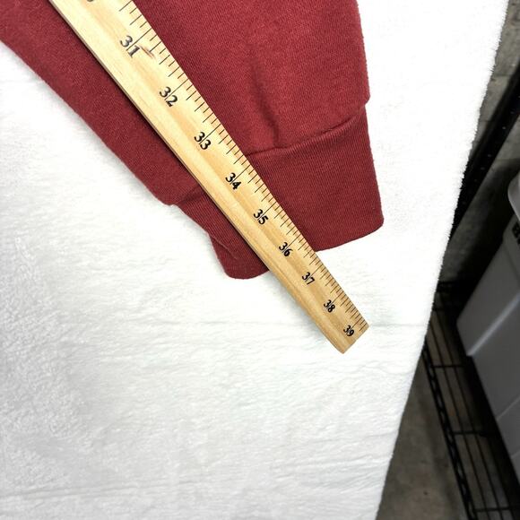 Marvel Comics Deadpool Sweatshirt Mens L Red Ombré Relaxed Fit Pullover Sweater - Picture 8 of 8